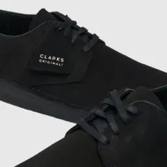 Clarks Coal London Black Suede UK8.5