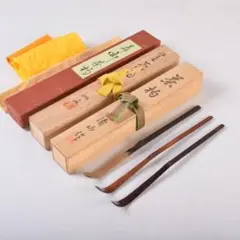 茶道具　黒柿製茶杓　加賀金沢名匠　茶杓師宮崎央作　黒柿茶杓　銘「墨美」　美品！！ 茶道具 黒柿製茶杓 加賀金沢名匠 茶杓師宮崎央作 黒柿茶杓 銘