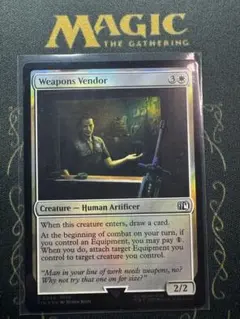 【MTG】Weapons Vendor（武器屋）FF7コラボ 英語版Foil