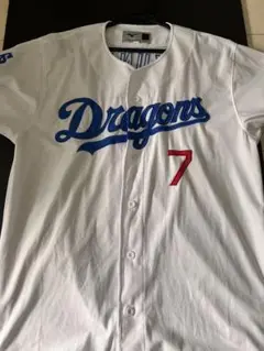 中日ドラゴンズ　福永裕基　#7 ホームユニフォーム2025 O