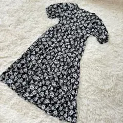 ⭐️大特価⭐️ワンピース　レディース　花柄　ロング　シャツワンピ　前開き