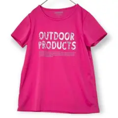 2359 OUTDOOR トレーニングTシャツL ピンク ポリエステル