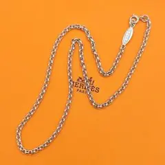 【超美品】Hermès エルメス チェーンネックレス 40㎝