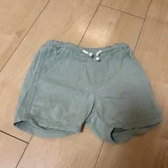 H&Mベビーコットンショートパンツグリーン　サイズ85(12〜18mハーフパンツ