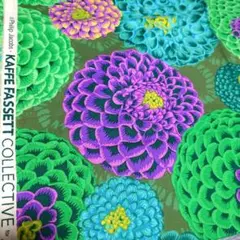 生地 ９７　ケイフファセット 花柄 USAコットン