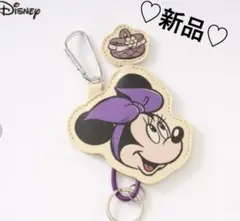 新品♡ディズニー♡ミニーマウス ♡キーケース♡ダイカットチャーム