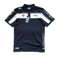 ★ BMW motorrad SYNETIQbmw 公式　ポロシャツ 紺【XL】