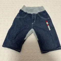 MIKIHOUSE デニム風　ロゴ　パンツ　90