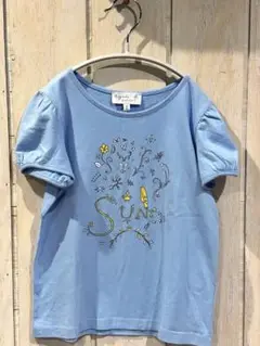 試着のみ⭐︎agnès b. 半袖カットソー（パフスリーブ）120〜130cm