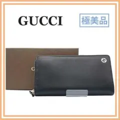 グッチ 428736 GGマーモント インターロッキングG ラウンドファスナー