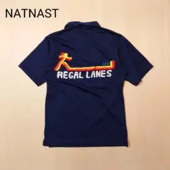 アメリカ製 NATNAST刺繍&フェルトボーリングシャツ 1970s-80s USA NATNAST S/S Pull Over Bowling Shirt Red Mens-M