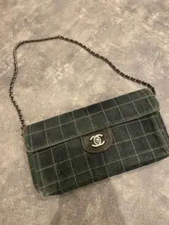 CHANEL*デニム*マトラッセショルダーバッグ*シャネルチェーンバック
