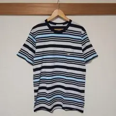 ストライプデザイン Tシャツ 半袖