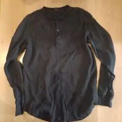 UNIQLO M ダークグレー 長袖カットソー