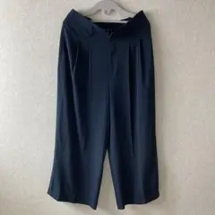 UNIQLO ネイビー ワイドパンツ XL
