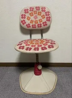 花柄椅子　チェア　昭和レトロ