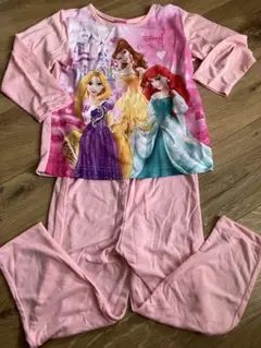 しまむら ディズニープリンセス パジャマ 長袖 長ズボン パンツ 110