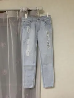 ダメージ　ジーンズ　レディース　M