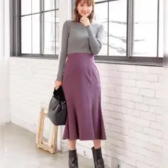 神戸レタス マーメイドスカート パープル F