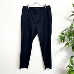 NOLLEY's sophi テーパードパンツ　紺　L シンプル　オフィス　通勤