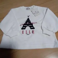 ELLE エッフェル塔刺繍 トレーナー95