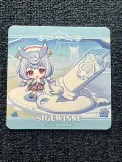 原神 x GiGO キャンペーン コースター シグウィン