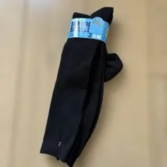 キッズ学校用靴下 22~24cm 2足組 黒　スクールソックス