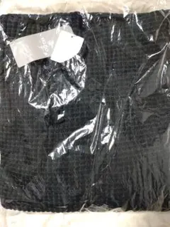 新品未使用　ナノユニバース　オニワッフルメキシカンパーカー　ブラック　Lサイズ