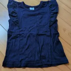 フリル付きノースリーブTシャツ 120サイズ