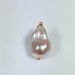 淡水パールペンダントバロック　オイスターパールNO25-2090