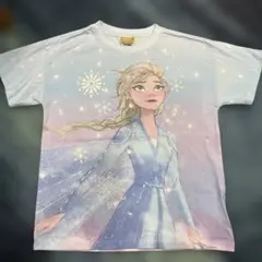 エルサ Tシャツ 雪の結晶デザイン 140-150cm