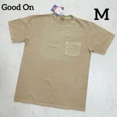 訳ありGood On グッドオン　ポケットTシャツ　無地　綿100％　Mサイズ