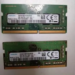 Samsung DDR4 8GB 2400MHz メモリ 2枚組