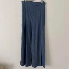 メトリーゼ インディゴ テンセル ワイドパンツ