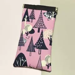 ねこさんの森♪ハンドメイド＊バネポーチ♪ペンケース＊メガネケース