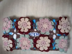 花モチーフ ティッシュボックスカバー