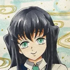 時透無一郎　手描きイラスト