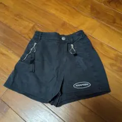 ANAP GIRL ブラック ハーフパンツ S