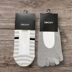 DKNY メンズ　ソックス　靴下　2足　ショートソックス