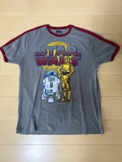 STAR WARS Tシャツ Lサイズ グレー/赤