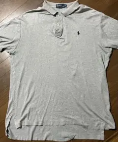 古着 Polo by Ralph Lauren グレー ポロシャツ XL
