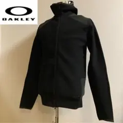 オークリー ダブルジップ ニット パーカー◆ブラック Lサイズ