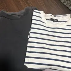 無印良品 レディースTシャツ+ZIPFIVE Tシャツ 2枚セット