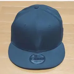New era 無地　ブラック　snap back cap