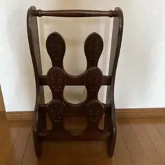 木製スリッパラック 昭和レトロ