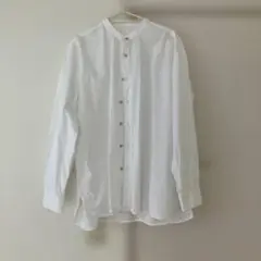アーメン　バンドカラーシャツ　白
