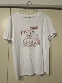 グラフィックプリント Tシャツ ホワイト