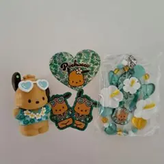 ポチャッコ　トコナツ　マスコット日焼けお面　お祭りヘアクリップなどおまとめセット