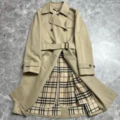 バーバリー♡トレンチコート　ベルト　ライナー　ノバチェック ハニーベージュ　M
