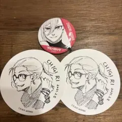 千切豹馬 缶バッジ コースター